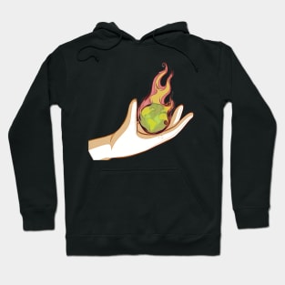 Crushing a world on fire Hoodie